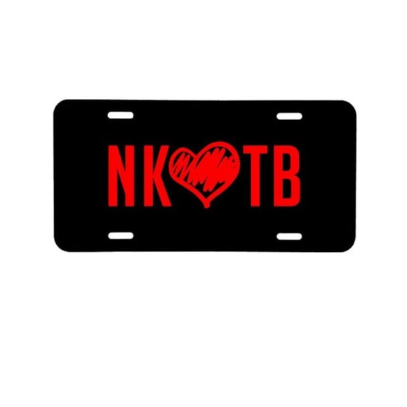 NKOTB New Kids on the Block Aluminum License Plate with design - Picture 3 of 11